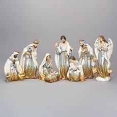 14" Gold Ombre Nativity SKU 633351